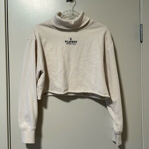 Playboy by PACSUN Cowlneck Crop pullover